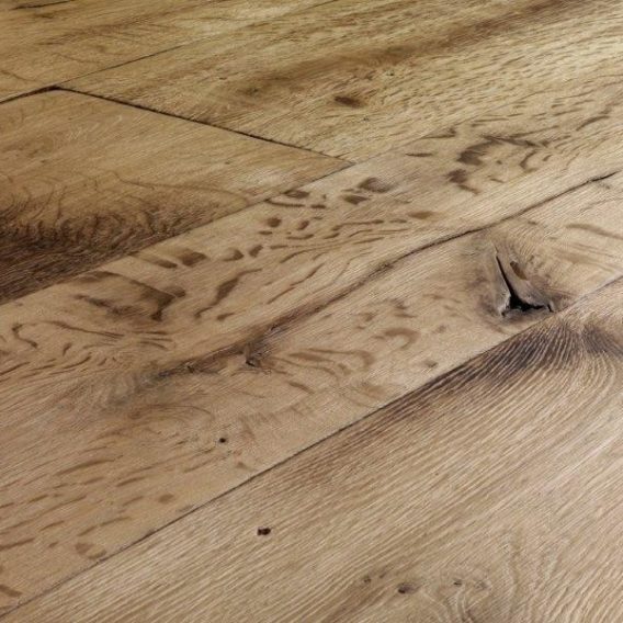 Aged grey brushed French oak floorboards Piet Jonker