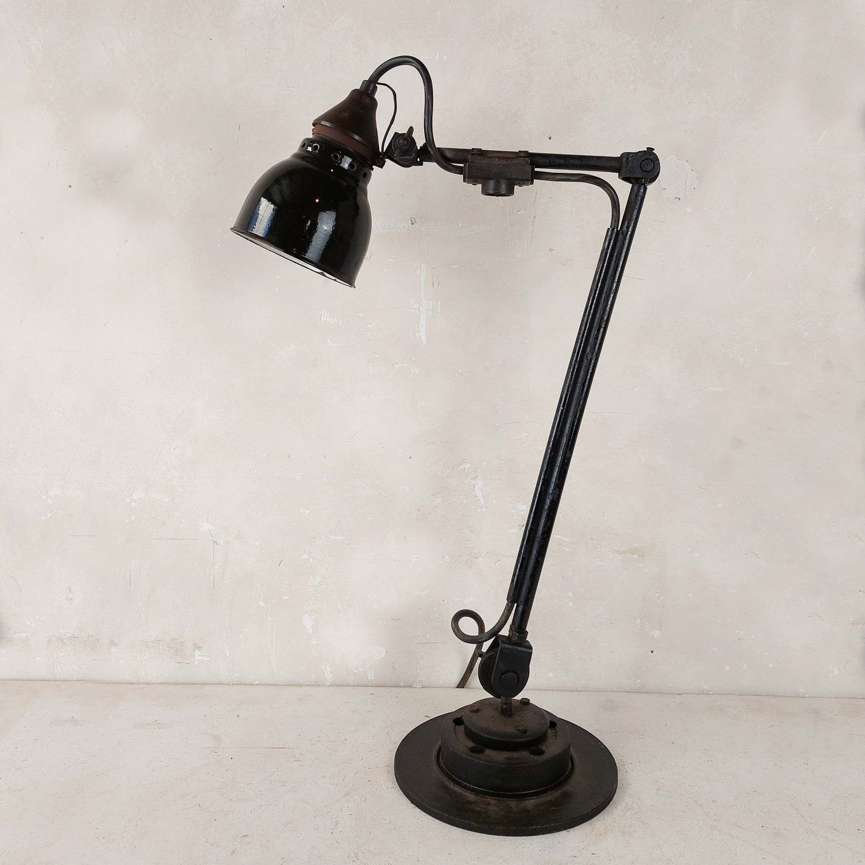 rustic industrial desk lamp